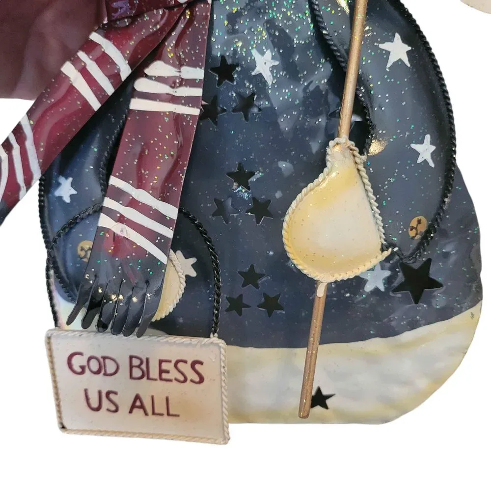 Home Interiors USA Snowman Lantern Christmas